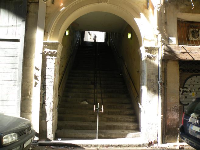  escalier du passage de Lorette